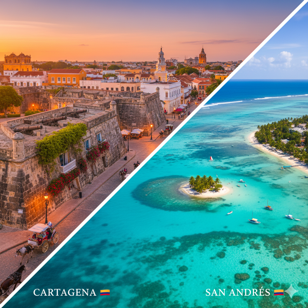 Bogota + Cartagena + San Andres